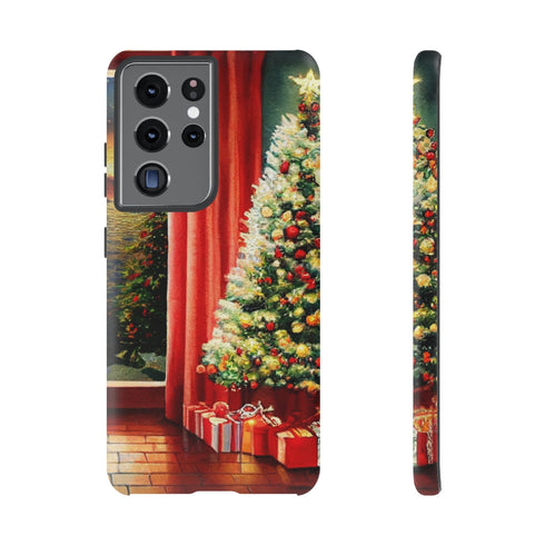 Christmas Tree in Cozy Holiday Home - Impact Resistant Phone Case Samsung Galaxy S21 Ultra Matte